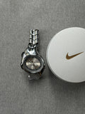 Nike Triax Chronograph Watch Silver on silver dial – Vintage Stainless Steel Sports Watch, Rare Collectible Timepiece