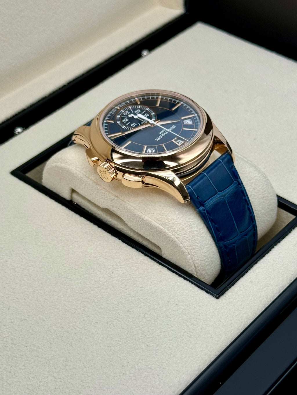 NEW 2026 Patek Philippe 5905R Flyback Chronograph Annual Calendar Blue Dial