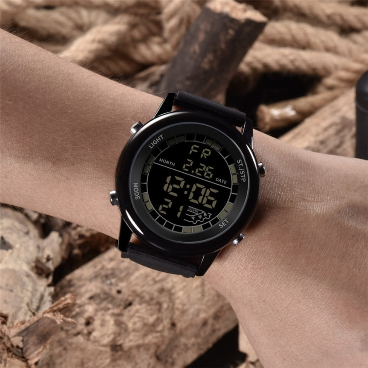 SANDA  411 Multifunctional Wports Watch Male Youth Fashion Model Male Waterproof Student Electronic Watch