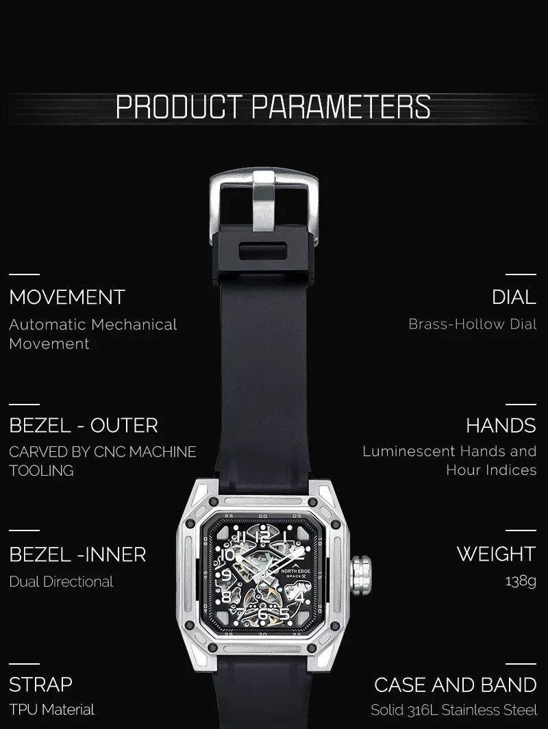 Space X Mechanical Watch – North Edge
